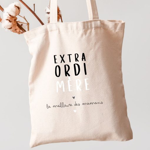 Tote bag EXTRA ORDI MERE en coton biologique