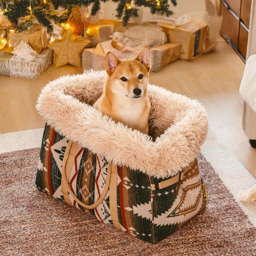 Grand sac de transport réversible toutes saisons et sac de couchage pour chien Indie Boho - Sieste – Image 2