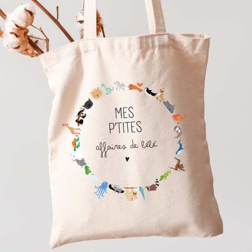 Tote bag mes p'tites affaires de bébé