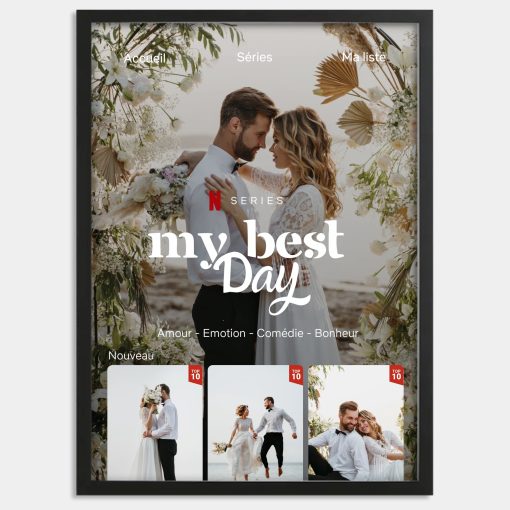 Affiche personnalisée Netflix My Best Day - Cadre Netflix personnalisé – Image 2