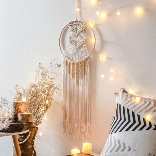Attrape rêve perle macramé