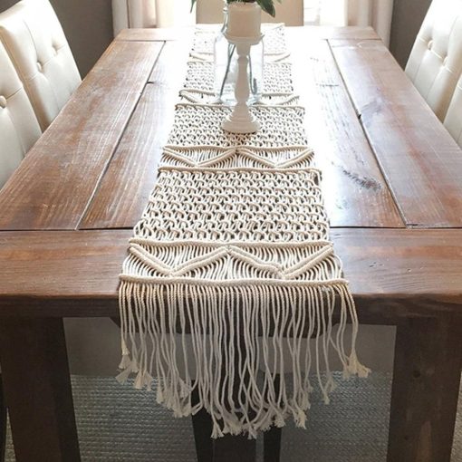 Chemin de table bohème macramé – Image 2