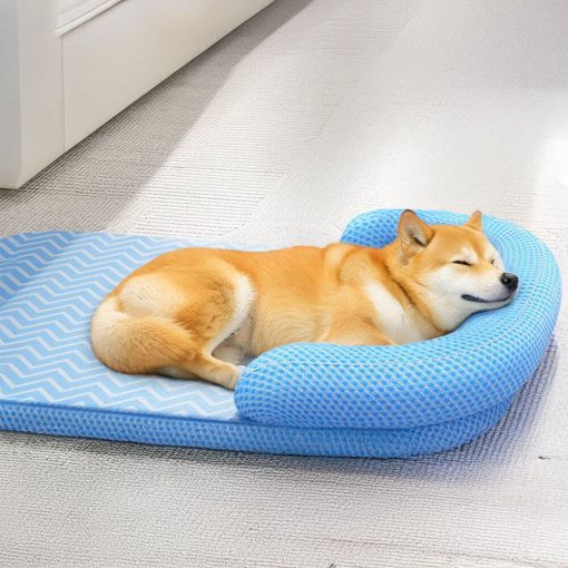 Lit pour chien avec soutien cervical résistant aux rayures imperméable et respirant – Image 2