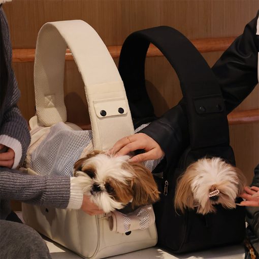 Sac de transport ventilé léger et adapté à toutes les saisons pour chiens et chats