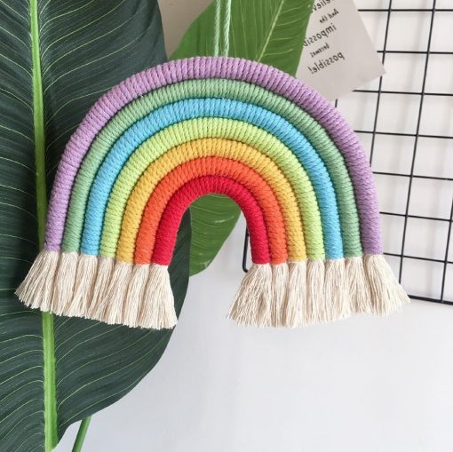 Grand arc en ciel macramé – Image 2