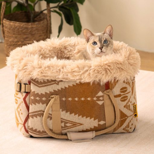 Transporteur pour chat Indie Boho réversible toutes saisons - Wondernap – Image 2
