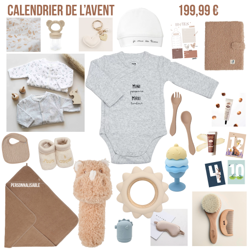 Calendrier de l'avent spécial future maman