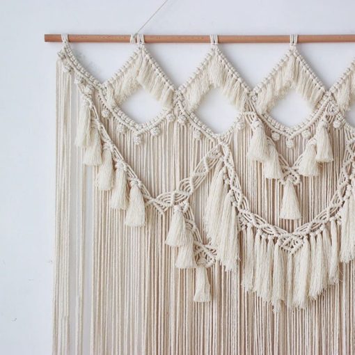 Macramé mural tête de lit – Image 2
