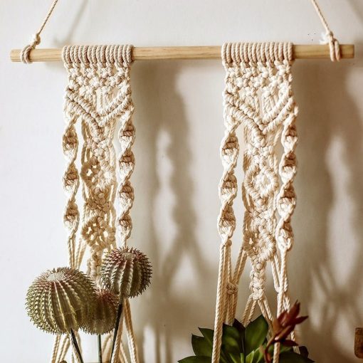 Macramé porte plante double – Image 2