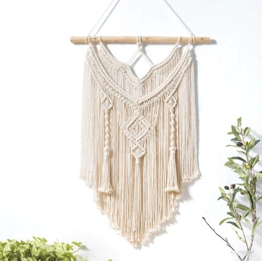 Macramé tissage mural