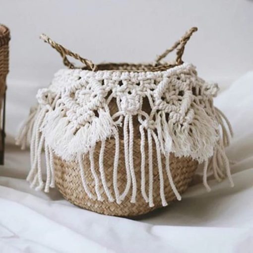 Petit panier macramé