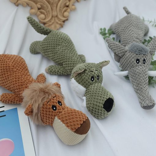 Jouet à Mâcher en Peluche Interactif avec Sifflet pour Chiots en Période de Dentition – Image 2