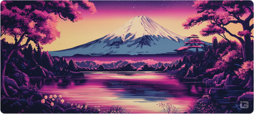 Mont Fuji violet