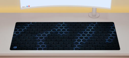 Grille hexagonale bleue – Image 2