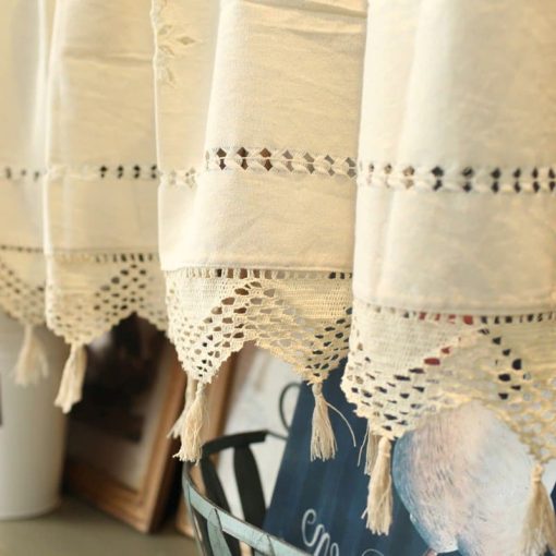 Rideau macramé cuisine – Image 2