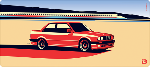 E30 contre train à grande vitesse