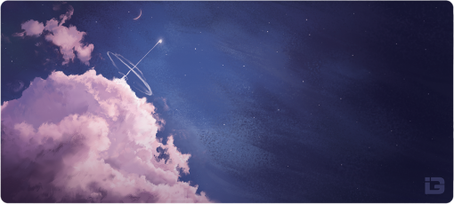Échapper aux nuages ​​roses