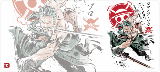 Chasseur de pirates Sumi-e