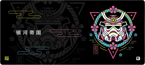 Soldat de l'espace Samouraï Vaporwave